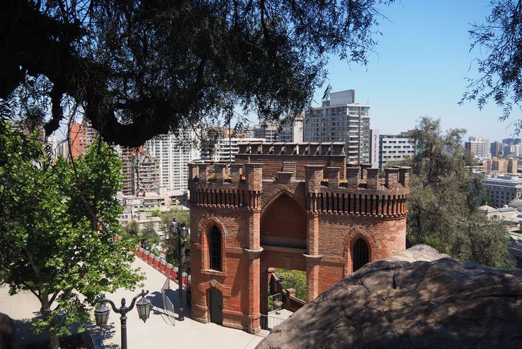 Le cerro Santa Lucia à Santiago