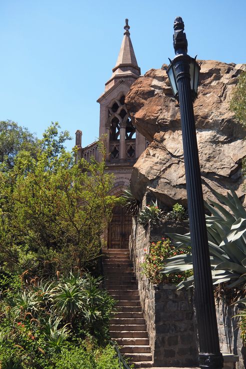 Le cerro Santa Lucia à Santiago