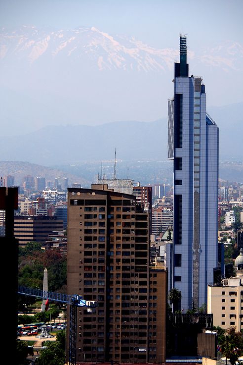 Le cerro Santa Lucia à Santiago