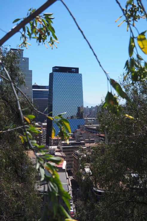 Le cerro Santa Lucia à Santiago