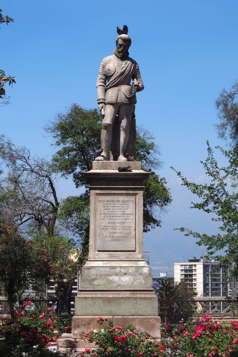 Le cerro Santa Lucia à Santiago