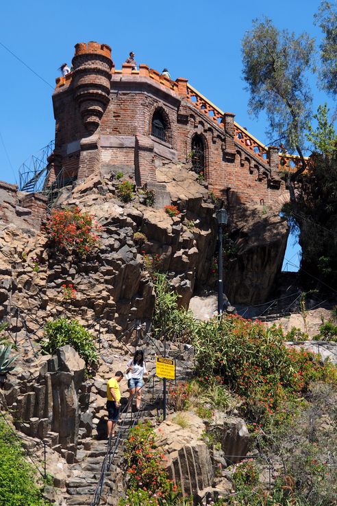 Le cerro Santa Lucia à Santiago