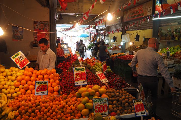 Le mercado Tirso de molina à Santiago