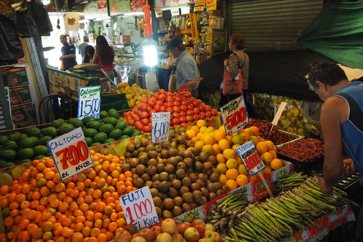 Le mercado Tirso de molina à Santiago