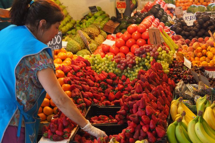 Le mercado Tirso de molina à Santiago