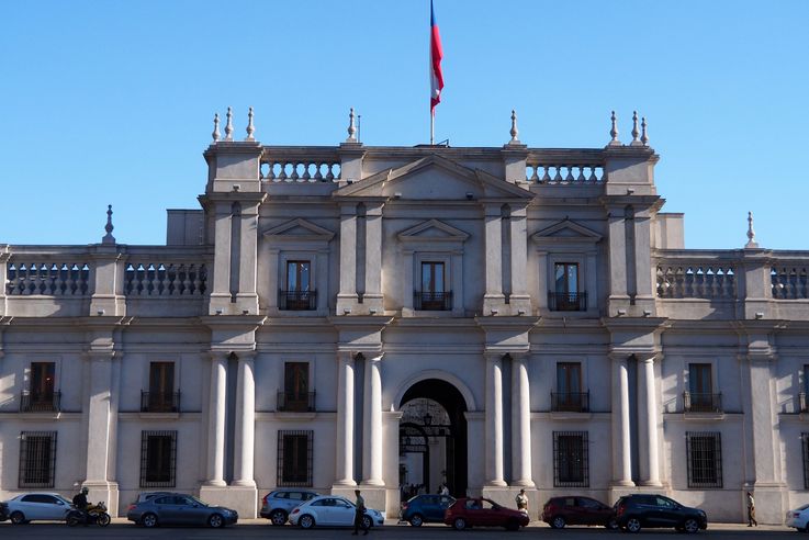 Le palais de la Moneda de Santiago