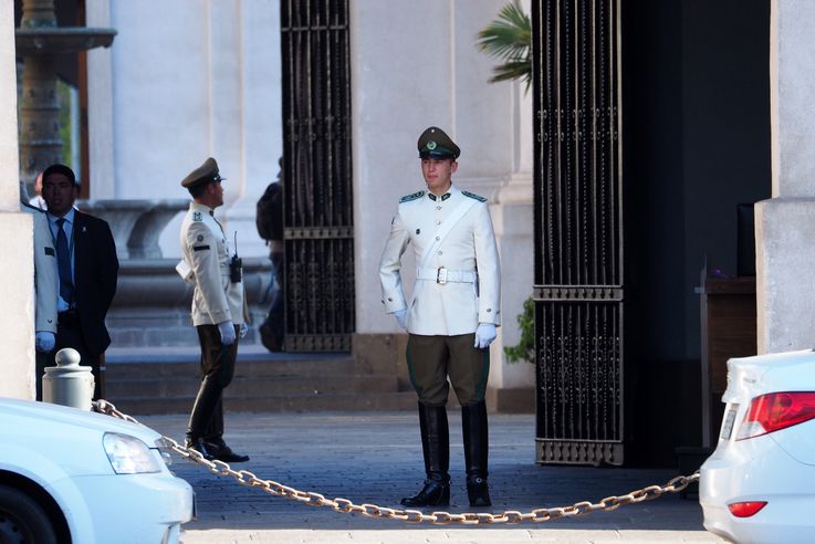 Le palais de la Moneda de Santiago