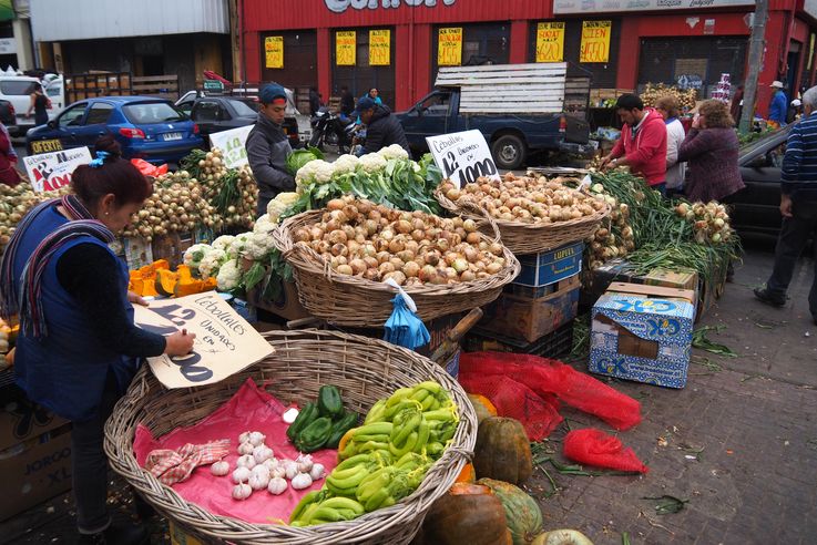 Le marché de Valparaíso