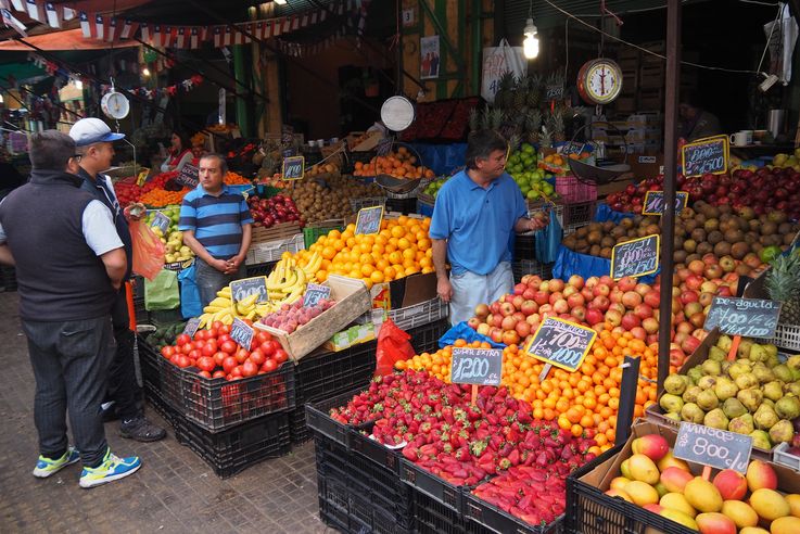 Le marché de Valparaíso