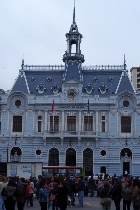 La plaza Sotomayor ex-intendencia de Valparaíso