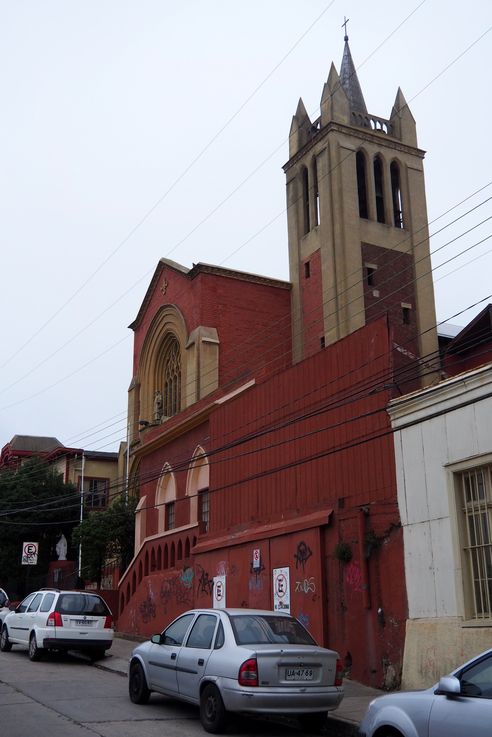 Eglise Saint Vincent de Paul à Valparaíso