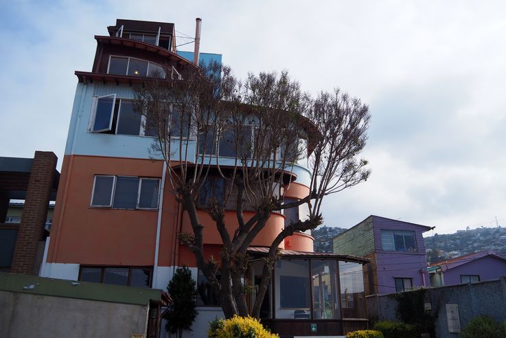 La maison de Pable Nerudo, la Sebastiana à Valparaíso