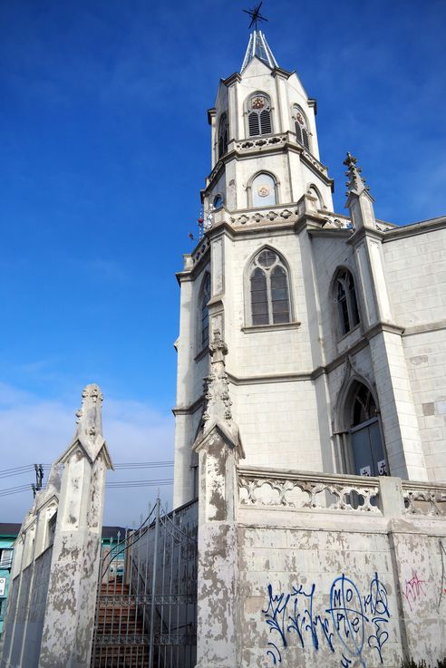 L'église San Sebastian à Valparaíso