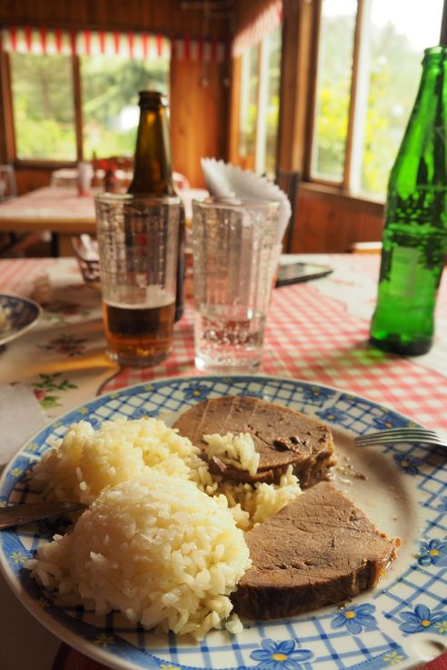 Au restaurant Los Castillos de Pucon