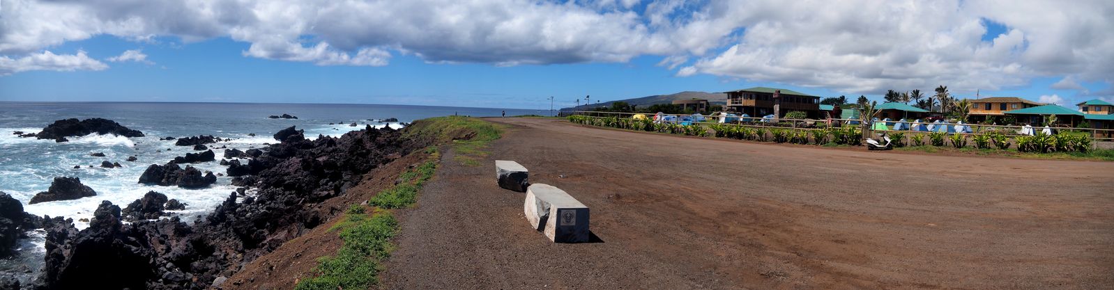 Le camping Mihinoa sur l'île de Pâques