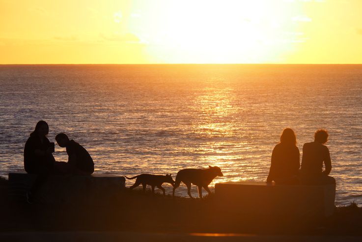 Coucher de Soleil - île de Pâques