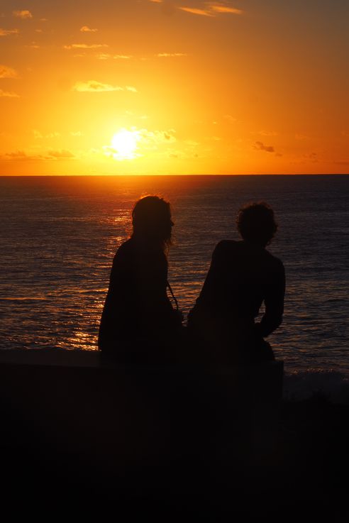 Coucher de Soleil - île de Pâques