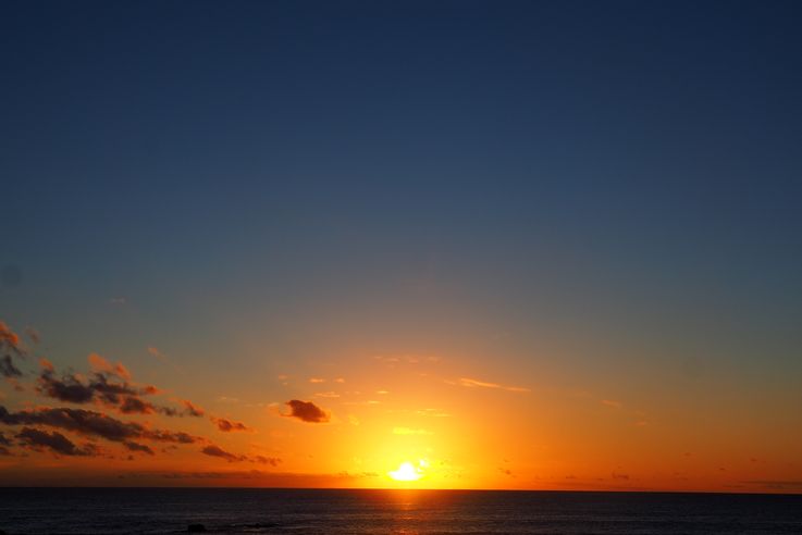 Coucher de Soleil - île de Pâques