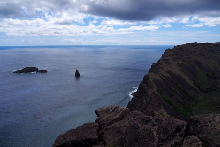 Le volcan Rano Kau - l'île de Pâques