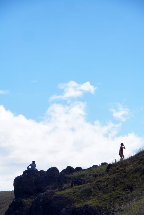 Le volcan Rano Kau - l'île de Pâques