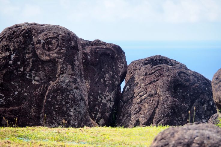 Orongo - l'île de Pâques