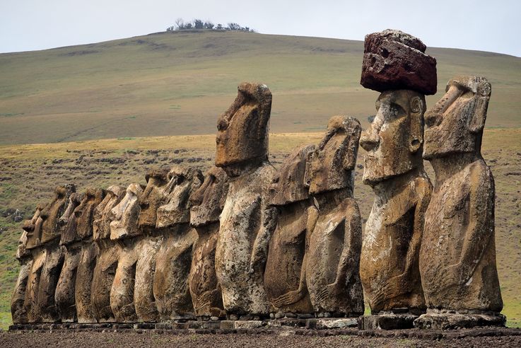 Ahu Tongariki - l'île de Pâques