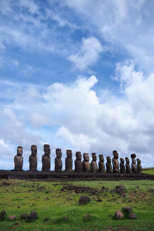 Ahu Tongariki - l'île de Pâques