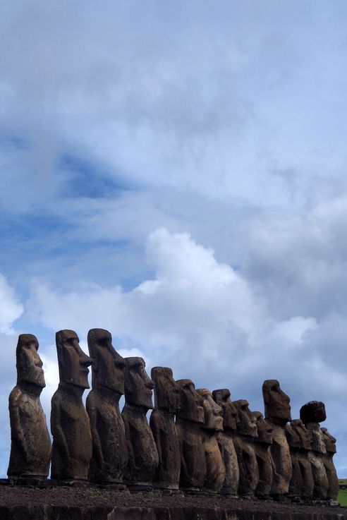 Ahu Tongariki - l'île de Pâques