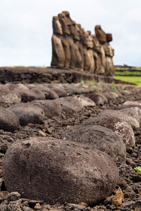 Ahu Tongariki - l'île de Pâques