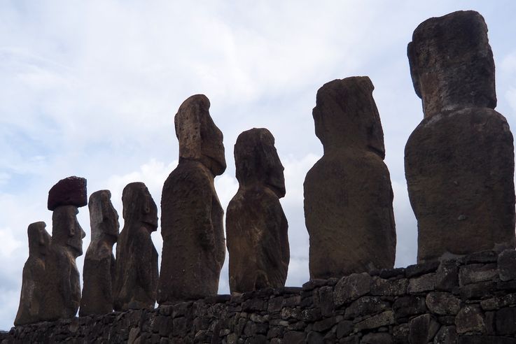 Ahu Tongariki - l'île de Pâques