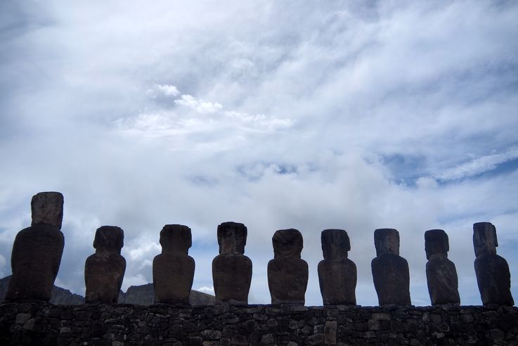 Ahu Tongariki - l'île de Pâques