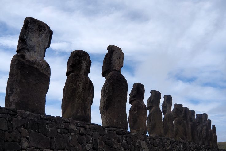 Ahu Tongariki - l'île de Pâques