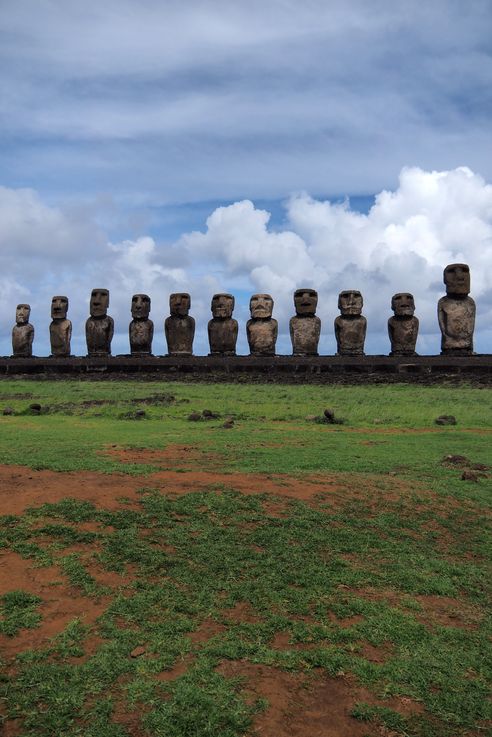 Ahu Tongariki - l'île de Pâques