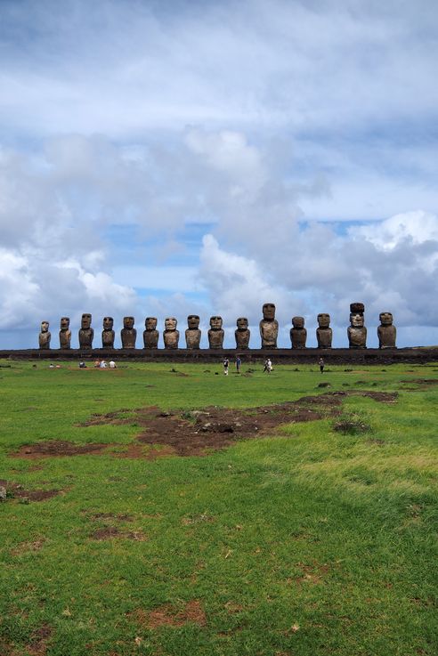 Ahu Tongariki - l'île de Pâques