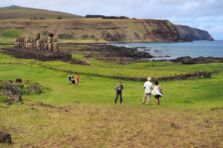 Ahu Tongariki - l'île de Pâques