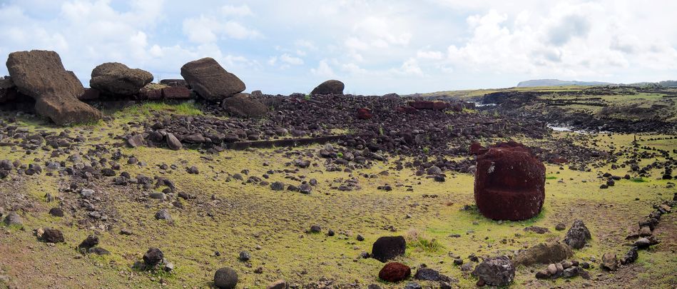 Ahu Akahanga - l'île de Pâques