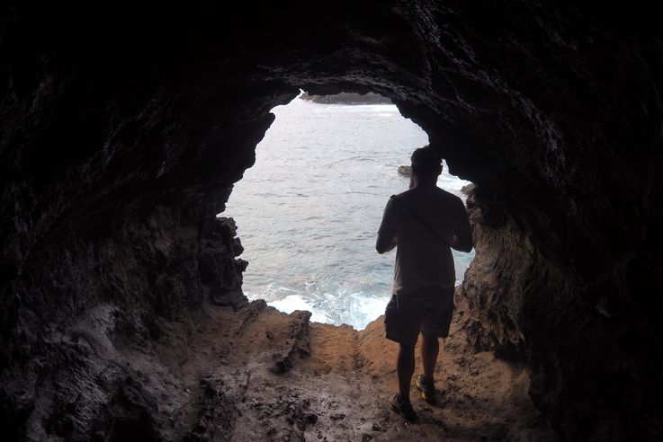 Caverna de las dos ventanas - l'île de Pâques