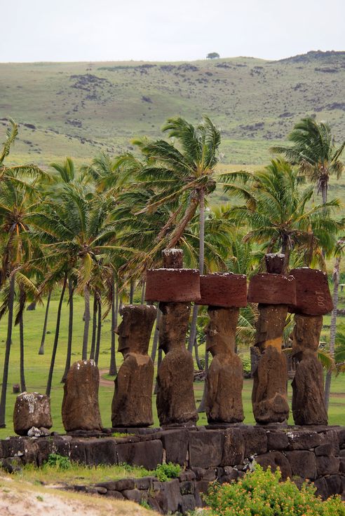 Anakena - l'île de Pâques