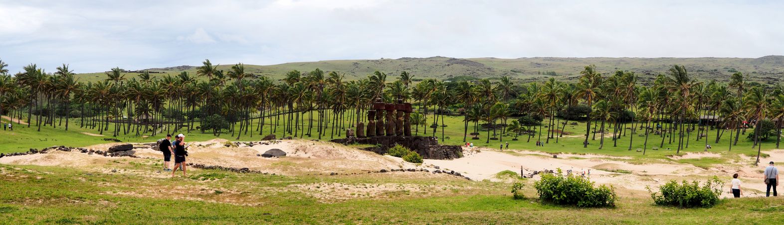 Anakena - l'île de Pâques