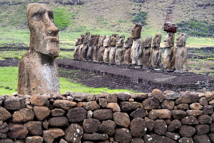 Ahu Tongariki - l'île de Pâques