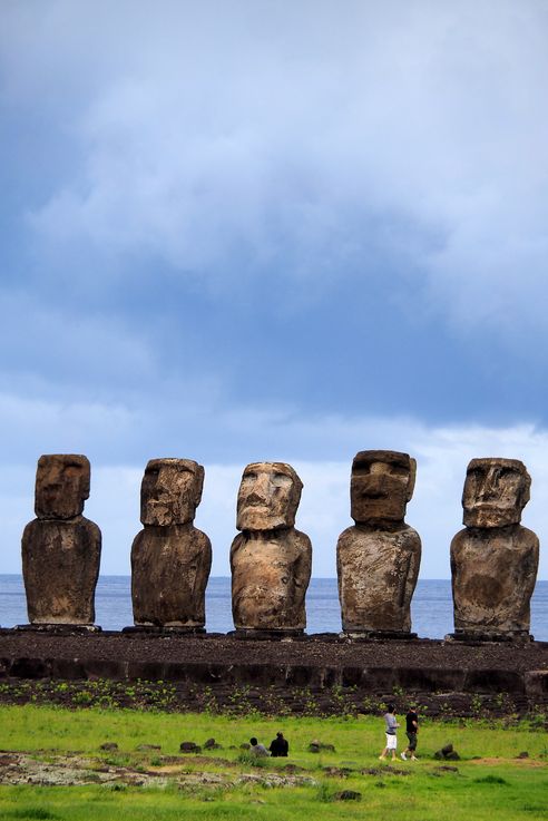 Ahu Tongariki - l'île de Pâques