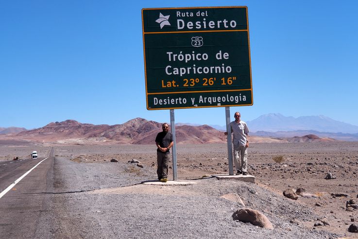 Tropique du Capricorne - désert d'Atacama