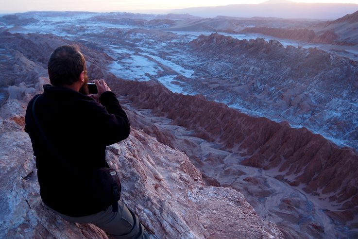 La vallée de la Lune - désert d'Atacama