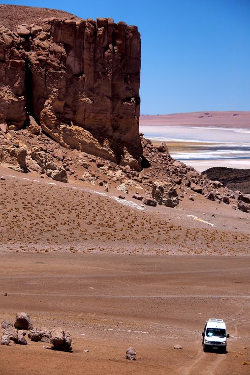 Le salar de Tara - désert d'Atacama