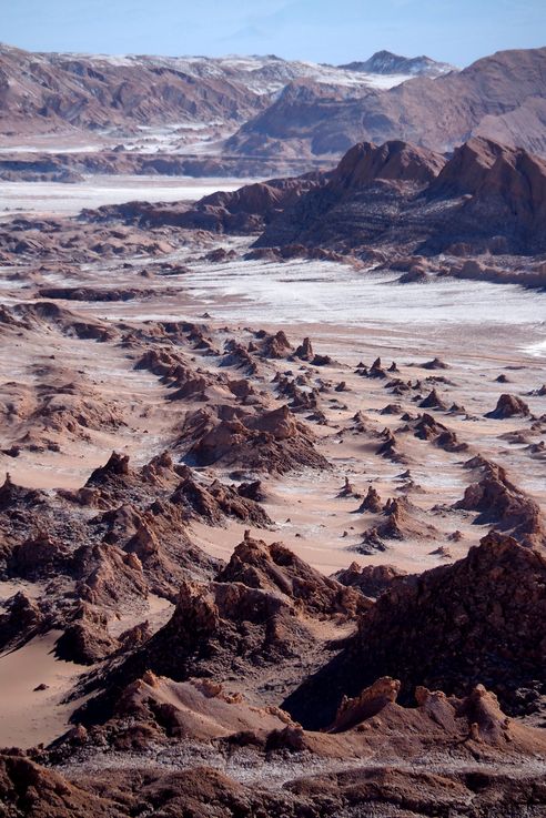 La vallée de la Lune - désert d'Atacama