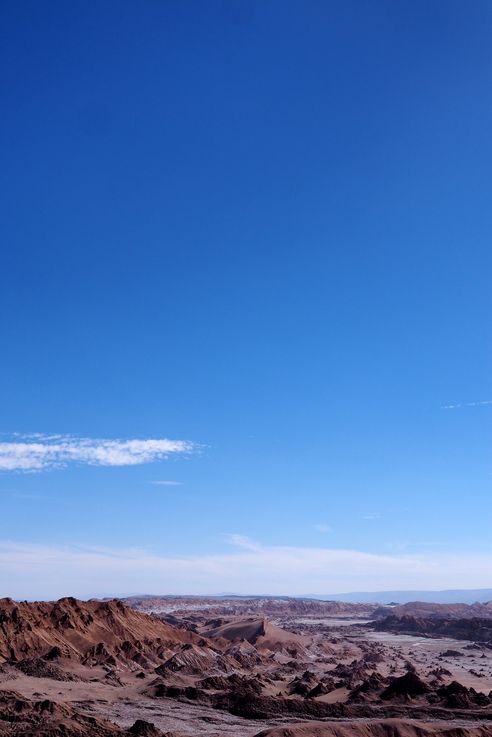 La vallée de la Lune - désert d'Atacama