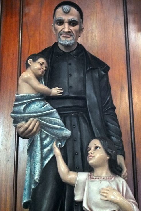 Saint Vincent dans la basilique Nuestra Senora de los Angeles à de Cartago
