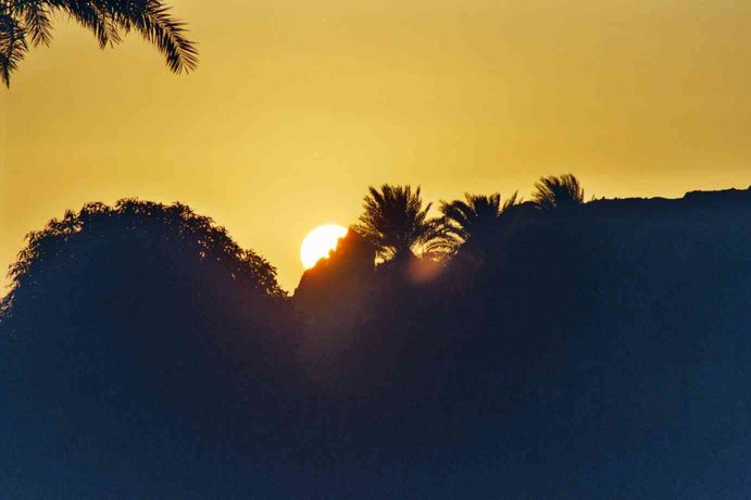 Coucher de Soleil sur les rives du Nil