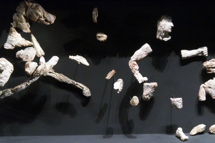 Frise chryséléphantine au musée archéologique de Vergina