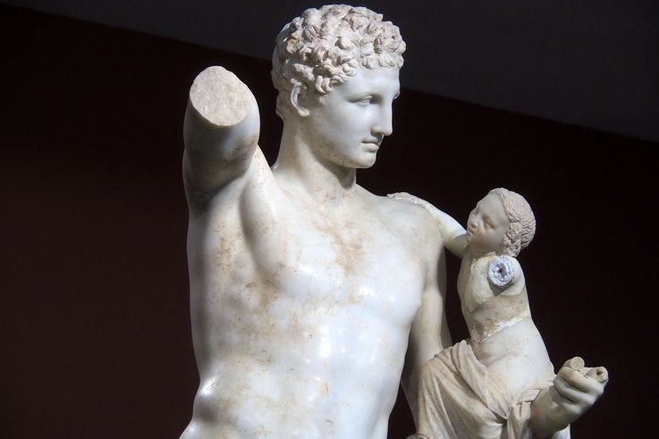 Hermès de Praxitèle - Musée archéologique de Olympie